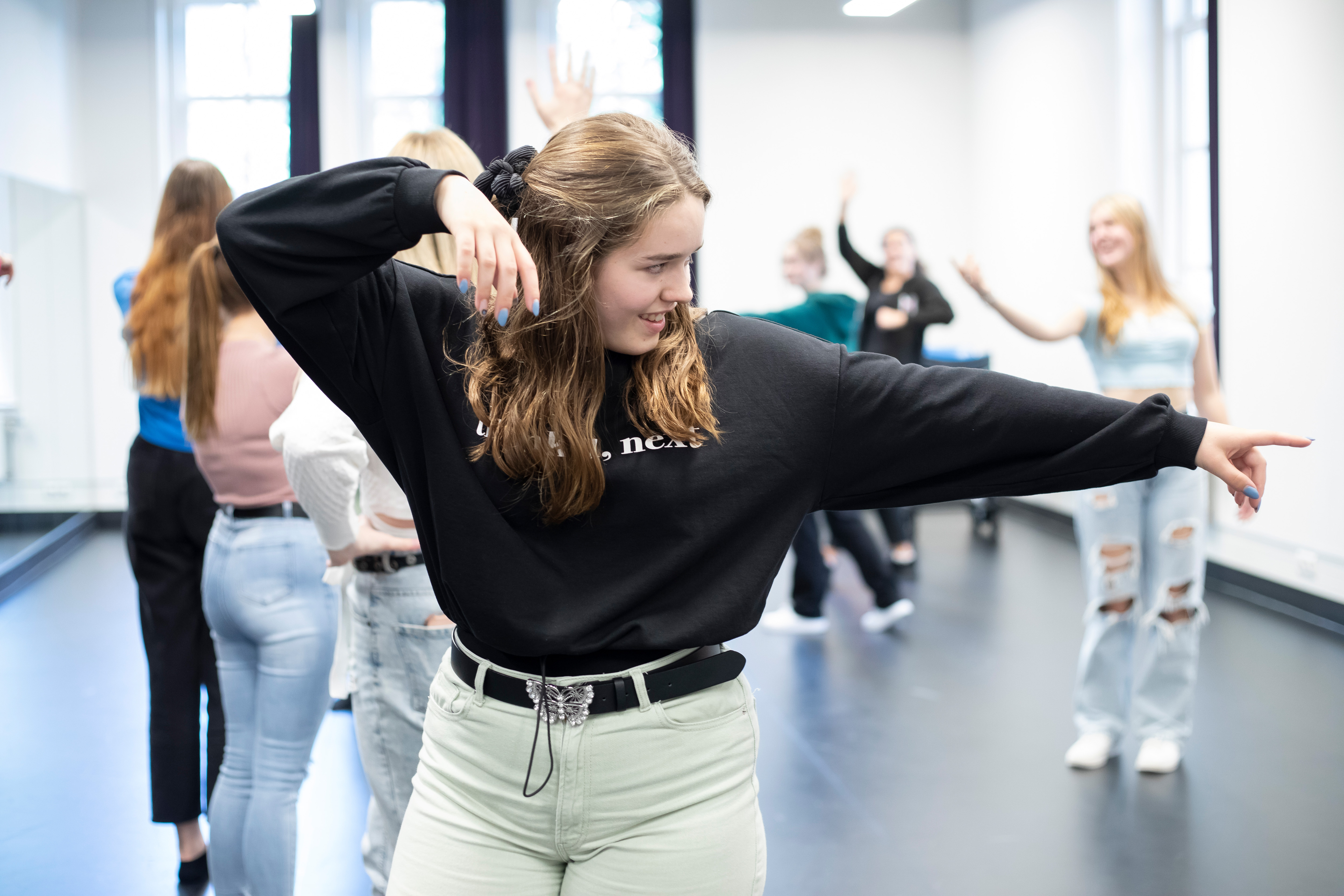 Student danst